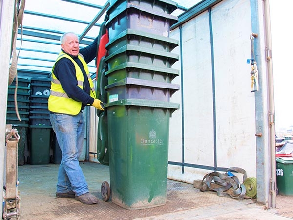 LOCAL AUTHORITY WASTE CONTAINER RECYCLING STREET COLLECTION SERVICE.